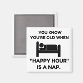 Happy Hour Nap Magneet (Voorkant / Achterkant)
