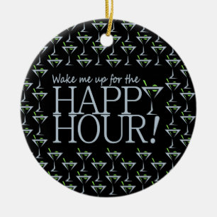 Happy Hour ornament, aanpassen Keramisch Ornament