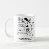 Happy Hour over nu vrouw is aangekomen Koffiemok (Links)