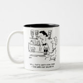 Happy Hour over nu vrouw is aangekomen Tweekleurige Koffiemok (Links)