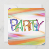 Happy Hour Party Tijd Kaart (Voorkant)