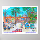 Happy Hour Restaurant Poster (Voorkant)