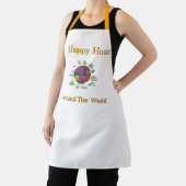 Happy Hour Rond De Wereld Wit  Schort (Insitu)