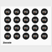 Happy Hour Ronde Sticker (Vel)
