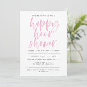 Happy Hour Shower - LT Pink Kaart (Staand voorkant)