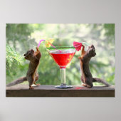 Happy Hour Squirrels Poster (Voorkant)