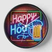 Happy Hour teken op baksteen (Voorkant)