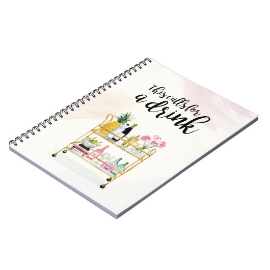 Happy Hour thuis II Notitieboek (Linkerzijde)