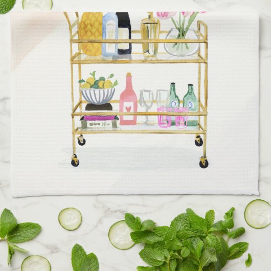 Happy Hour thuis II Theedoek (Gevouwen)