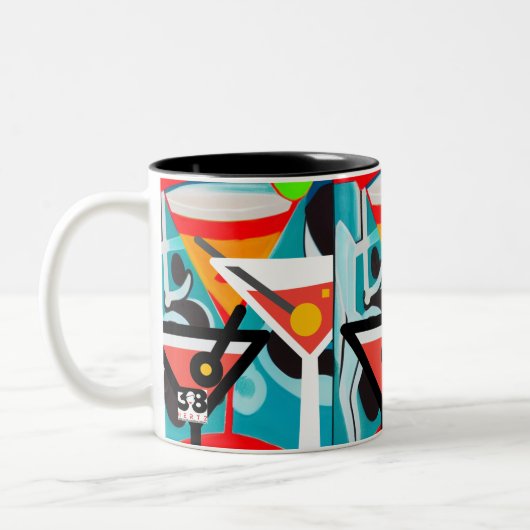 Happy Hour Tweekleurige Koffiemok (Links)