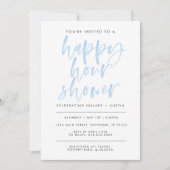 HAPPY HOUR VRIJGEZELLENFEEST - LT BLUE KAART (Voorkant)