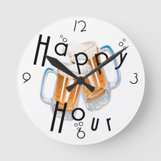 Happy Hour Wall klok (Voorkant)