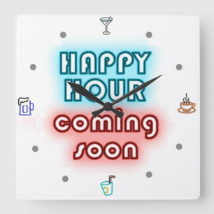 Happy Hour - wandklok