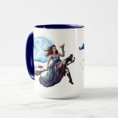 Happy Hour Witch (uitsnede) Mok (Voorkant links)