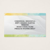 Happy House Cleaner | meid Visitekaartje (Achterkant)