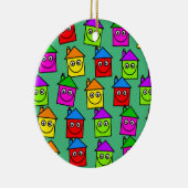 Happy House Wallpaper Keramisch Ornament (Rechts)