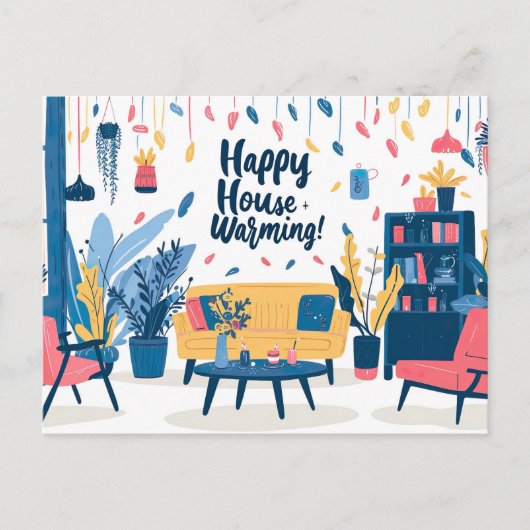 Happy House Warming Briefkaart (Voorkant)