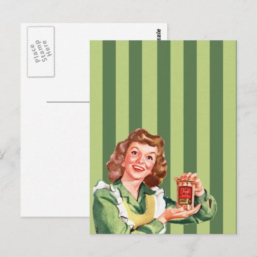 Happy House Wife Briefkaart (Voorkant / Achterkant)