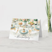 Happy Houseaversary Real Estate eetkamer Kaart (Voorkant)