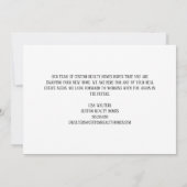 Happy Housewarming Vastgoed Bedrijf Custom Logo Kaart (Achterkant)