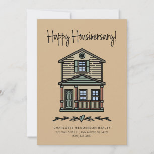 Happy Housiversary Client Home Jubileum Tan Kaart