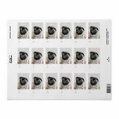 Happy Howholidays Pet Lover Foto Vakantie Gift Lab Etiket (Full Sheet)