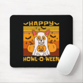Happy Howl-o-ween Corgi Halloween kostuum Muismat (Met muis)
