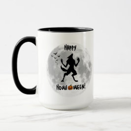 Happy Howl-o-ween Grappige Weerwolf Koffie Mok