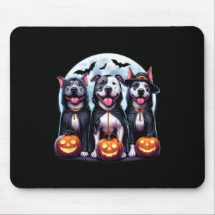 Happy Howl-o-ween Halloween Pitbull Dog Pumpkin Gh Muismat