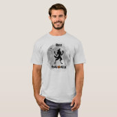 Happy Howl-o-ween Mannen T-shirt (Voorkant volledig)