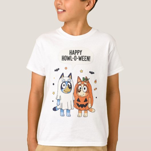 Happy Howl-o-Ween Tee T-shirt (Voorkant)
