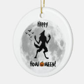 Happy Howl-o-ween Weerwolf Ornament (Links)