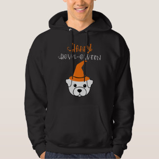 Happy Howl-Owen voor volwassen en kinderen Hondenl Hoodie