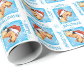 Happy Howliday Airedale Cadeaupapier (Rol Hoek)