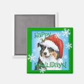 Happy Howliday Aussie Magneet (Voorkant / Achterkant)