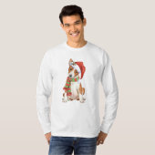 Happy Howliday Basenji T-shirt (Voorkant volledig)