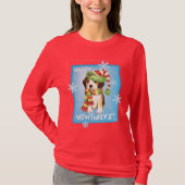 Happy Howliday Beagle T-shirt (Voorkant)