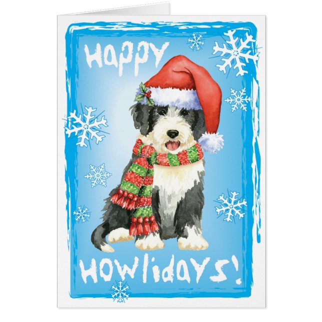 Happy Howliday Beardie (Voorkant)