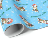 Happy Howliday Beardie Cadeaupapier (Rol Hoek)