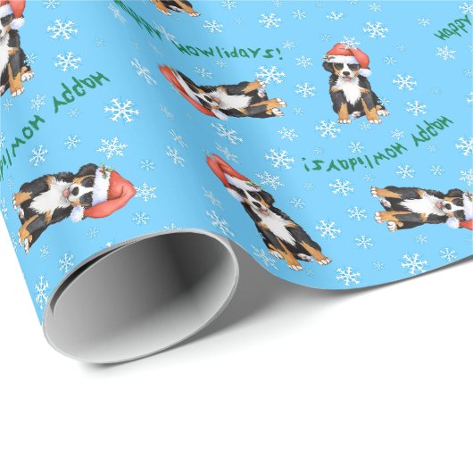 Happy Howliday Berner Cadeaupapier (Rol Hoek)