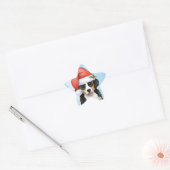 Happy Howliday Berner Ster Sticker (Envelop)