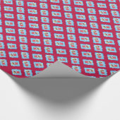 Happy Howliday Boston Terrier Cadeaupapier (Hoek)