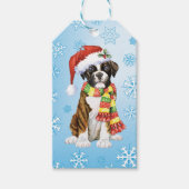 Happy Howliday Boxer Cadeaulabel (Voorkant)