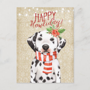 Happy Howliday briefkaart dalmation heilily