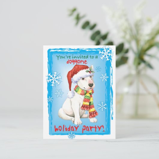 Happy Howliday Bull - de Uitnodiging van de Terrie (Staand voorkant)