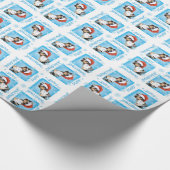 Happy Howliday Catahoula Cadeaupapier (Hoek)