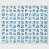 Happy Howliday Catahoula Cadeaupapier (Vlak)