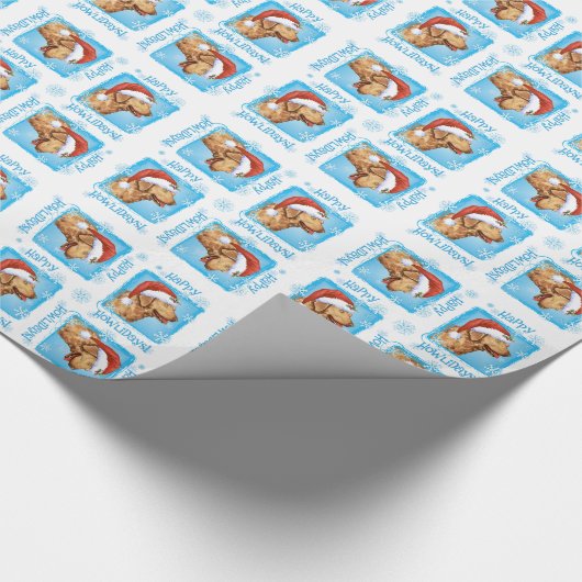 Happy Howliday Chessie Cadeaupapier (Hoek)