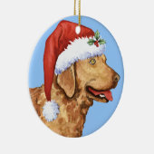 Happy Howliday Chessie Keramisch Ornament (Rechts)