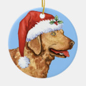 Happy Howliday Chessie Keramisch Ornament (Voorkant)